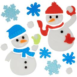 Northlight Seasonal Double Sided Gel Window Clings - Set of 6