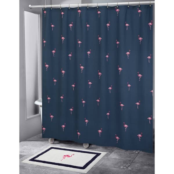 IZOD&#174; Flamingo Shower Curtain