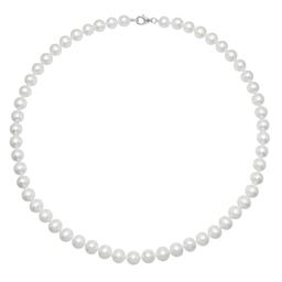 Gemstone Classics(tm) 18in. Sterling Silver & 7x8mm Pearls Necklace