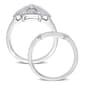 Diamond Classics™ 1/5ctw. Diamond Sterling Silver Bridal Ring Set - image 4