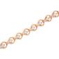 Diamond Classics&#8482; Rose Gold Silver Diamond Link Bracelet - image 5