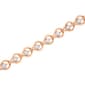 Diamond Classics&#8482; Rose Gold Silver Diamond Link Bracelet - image 5