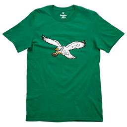 Mens Fanatics Eagles Brown (11) Classic Throwback Solid Tee