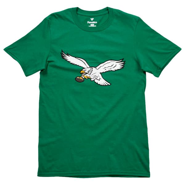 Mens Fanatics Eagles Brown &#40;11&#41; Classic Throwback Solid Tee