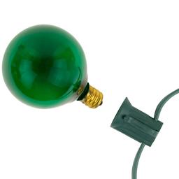 Northlight Seasonal 9ft. Green G50 Globe Christmas Patio Lights