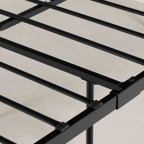 South Shore Vito Pure Black Twin Metal Complete Bed