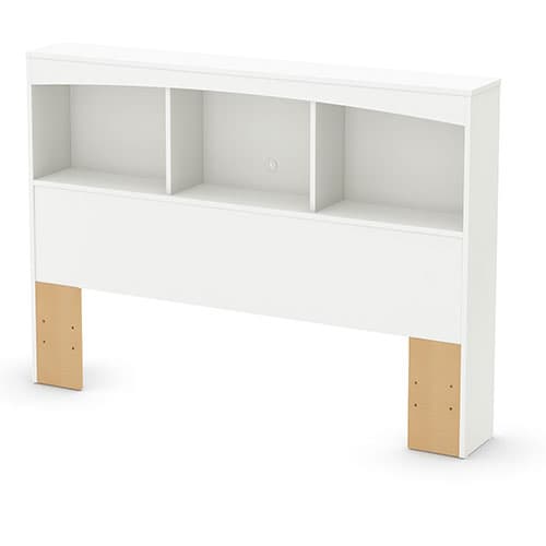 South Shore Full Bookcase Headboard - Pure White - image 