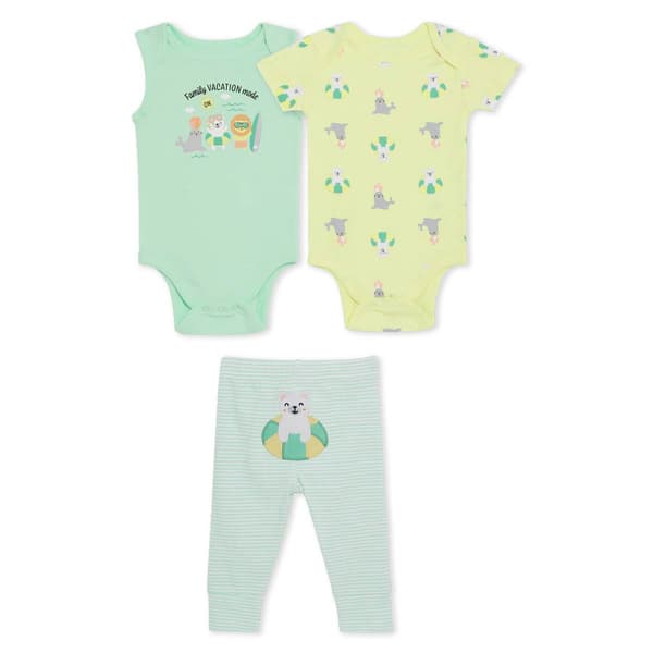 Baby Boy &#40;NB-9M&#41; Koala Baby 3pc. Family Vacation Mode Set - image 