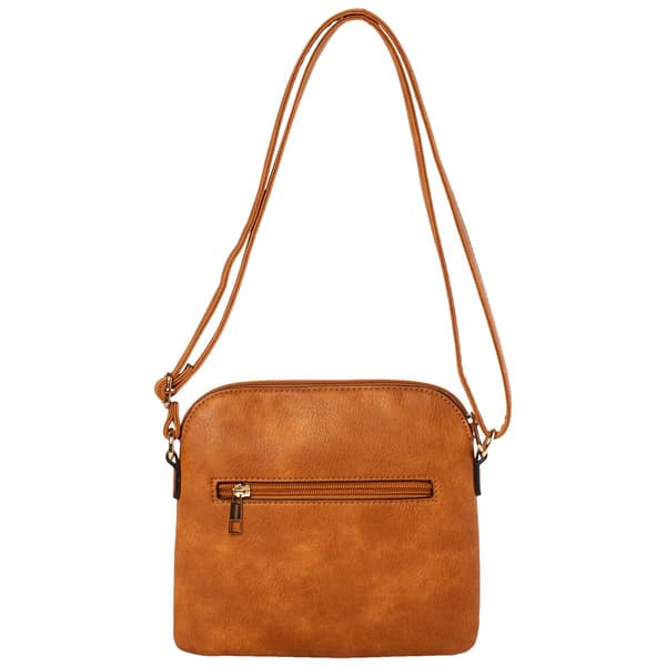 DS Fashion NY Solid Crossbody w/ Ring Zipper