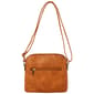 DS Fashion NY Solid Crossbody w/ Ring Zipper - image 3