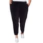 Plus Size Alfred Dunner Drama Queen Velour Jogger Pants - image 1