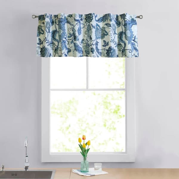 Jacobean Garden Rod Pocket Valance - image 