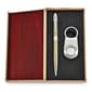 Silver-Tone Watch Key Ring & Pen Gift Set - image 1