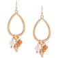 Ashley Cooper(tm) Gold-Tone Hoop Earrings with Neutral Beads - image 1