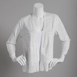 Womens 89th &amp; Madison 23 In Bracelet Shorti Cardigan