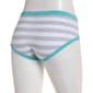 Womens St. Eve Self Binding Stripe Hipster Panties - 5164053GREY - image 3