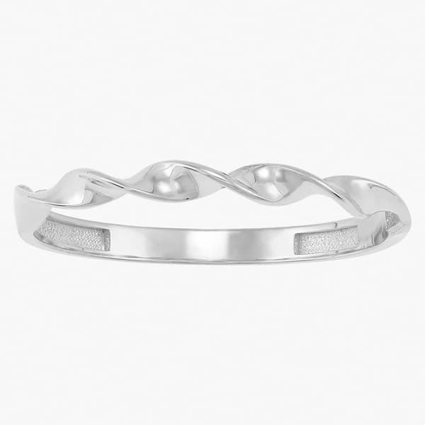 Gold Classics(tm) 10kt. White Gold Polished Twisted Band Ring