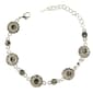 Napier Boxed Silver-Tone & Crystal Bracelet - image 1
