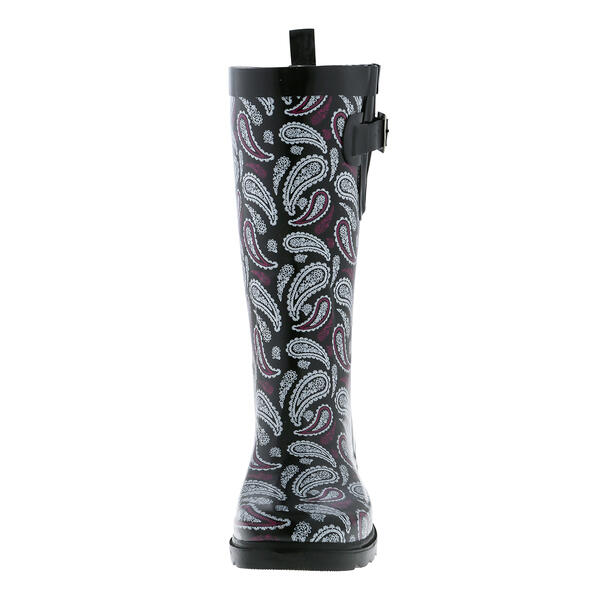 Womens Laila Rowe Paisley Tall Rain Boots