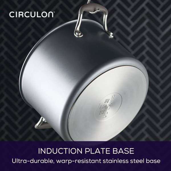 Circulon A1 Series Nonstick 8qt. Induction Stock Pot w/Lid