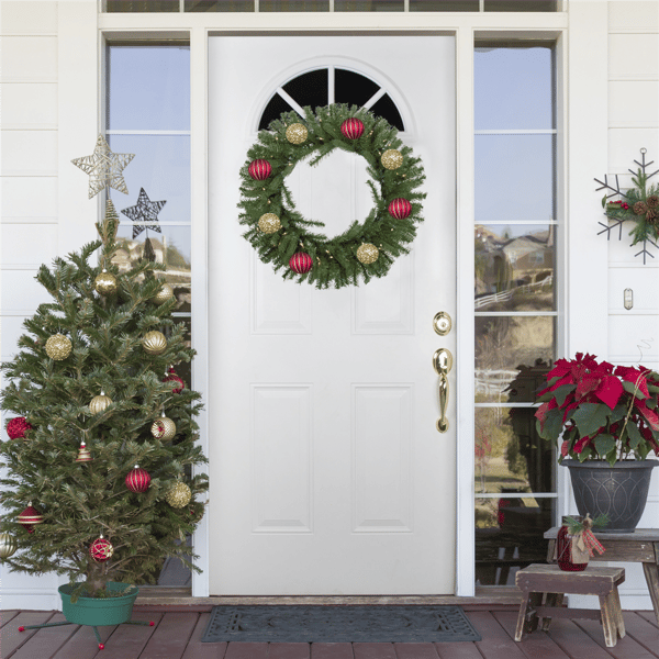Northlight Pre-Lit Sierra Noble Fir Artificial Christmas Wreath