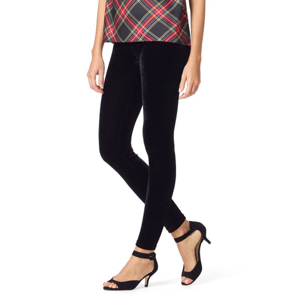 Womens HUE&#40;R&#41; Velvet High Rise Leggings