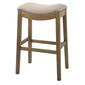 New Ridge Home Goods Sadie Natural Wood Bar-Height Barstool - image 1
