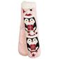 Womens Fuzzy Babba Long Holiday Penguin Slipper Socks - image 1