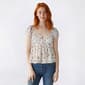 Juniors Madden Girl Puff Sleeve Empire Waist Babydoll Blouse - image 1