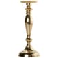 12in. Small Gold Taper Candle Holder - image 1
