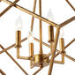 9th & Pike&#174; Gold Iron Modern Caged Chandelier - image 3