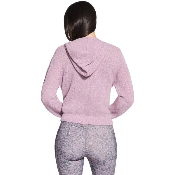 Womens Skechers GO WALK™ Shine Hooded Full Zip Jacket