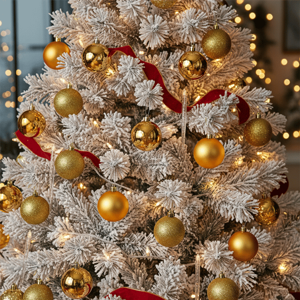 Northlight 60ct. Antique Gold 4-Finish Christmas Ball Ornaments