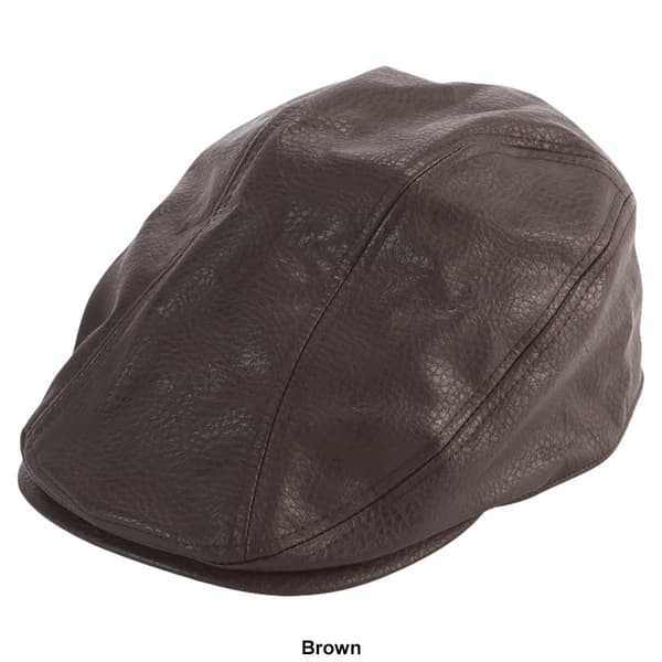 Mens DHC Faux Leather Ivy Cap