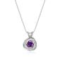Forever Facets Amethyst Love Knot Necklace - image 2