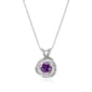 Forever Facets Amethyst Love Knot Necklace - image 2