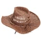 Womens Steve Madden Bead Trim Cowboy Hat - image 1