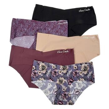 Womens Vince Camuto 5pk. Laser Hipster Panties VCO72842GBV - Boscov's