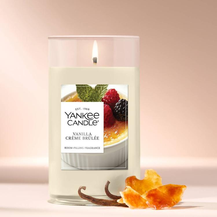 Yankee Candle(R) 14.25oz. Vanilla Creme Brulee Pillar Candle