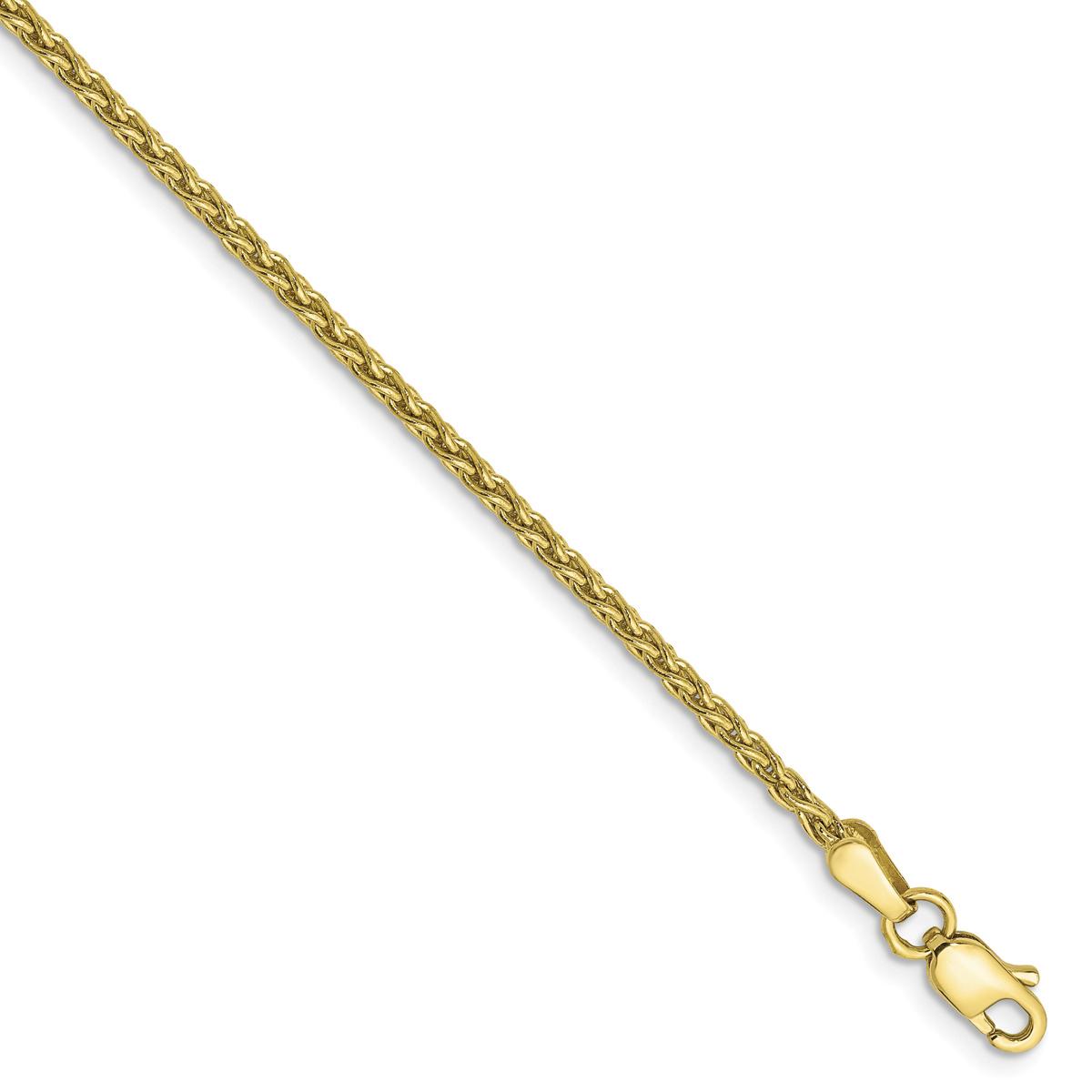 Gold Classics™ 10kt. Parisian Wheat Chain 8in. Bracelet