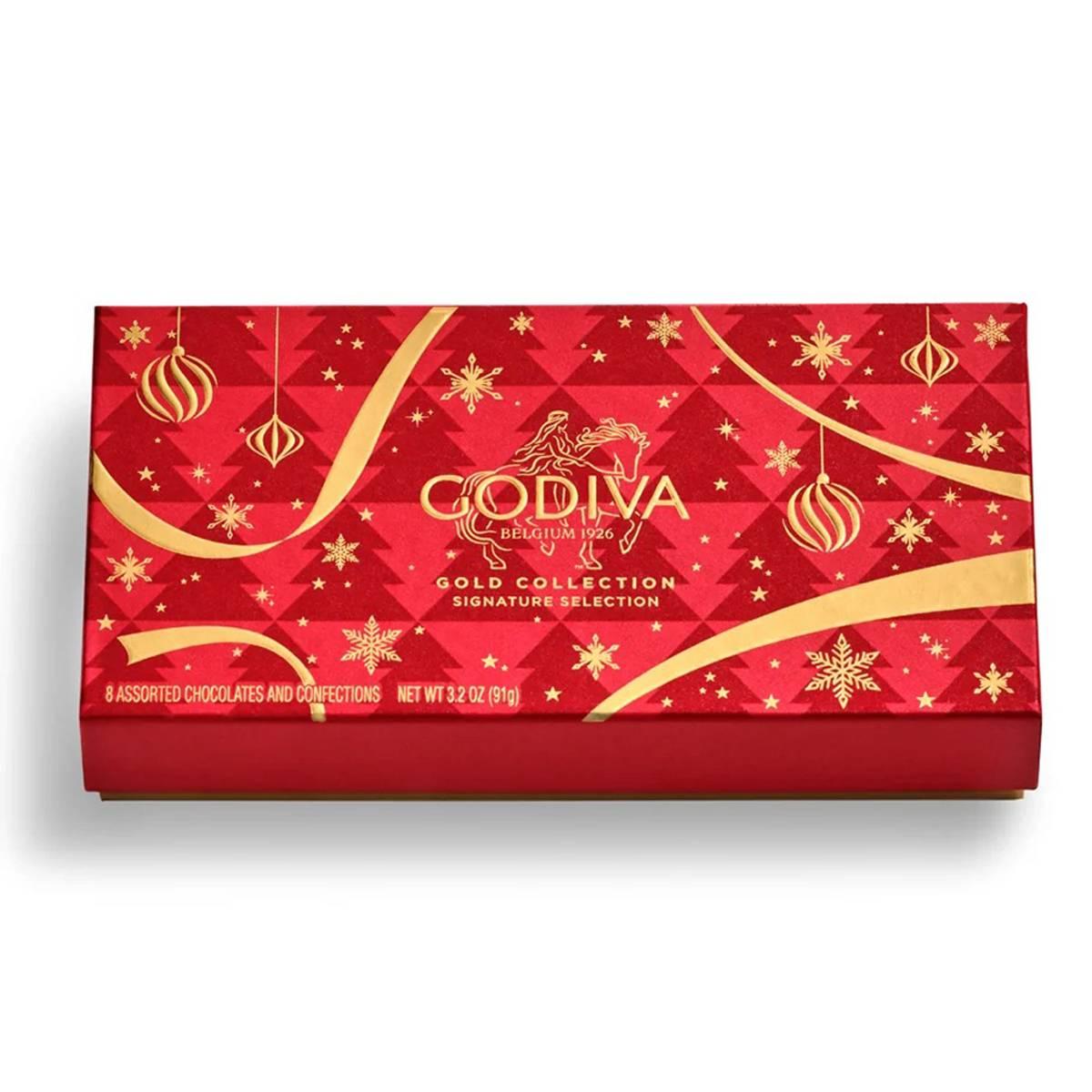 Godiva 8pc. Holiday Christmas Chocolate Box