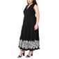 Plus Size MSK Sleeveless Tier Embroidered Hem Midi Dress - image 3