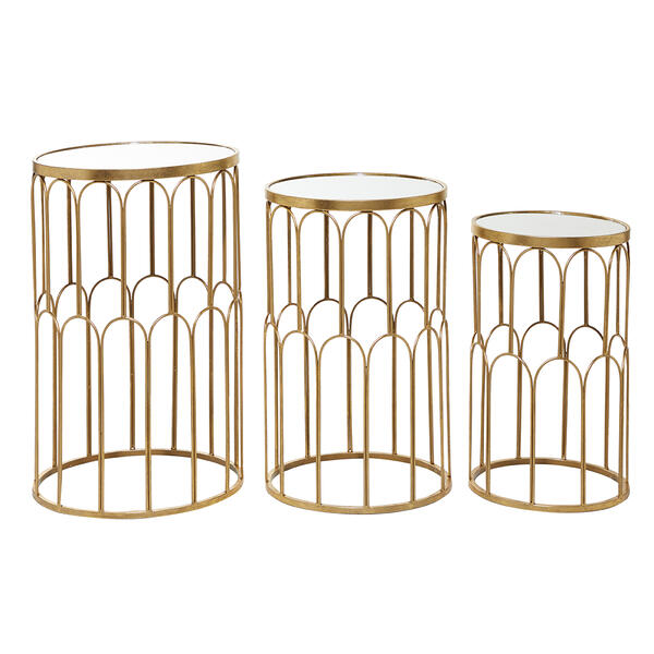 9th & Pike&#40;R&#41; Round Metal Accent Table - Set Of 3 - image 