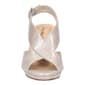 Womens Easy Street Christy Iridescent Peep Toe Heels - image 3