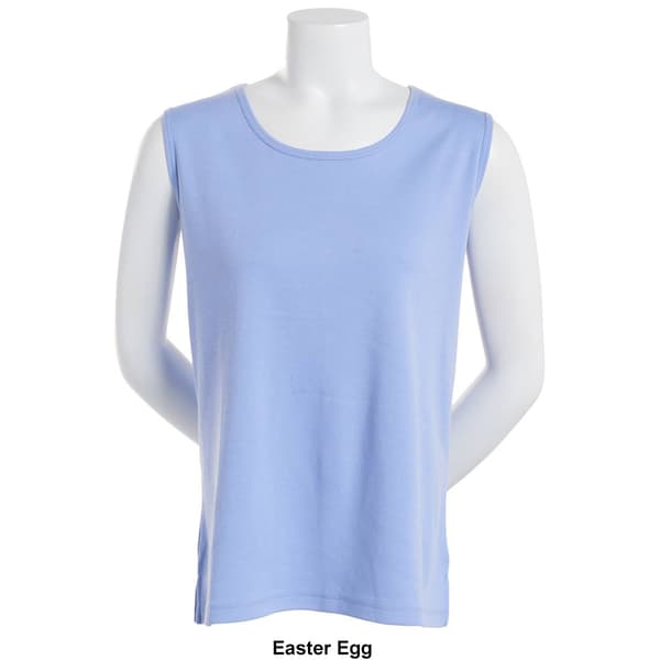 Womens Hasting &amp; Smith Basic Solid Round Neck Tank Top