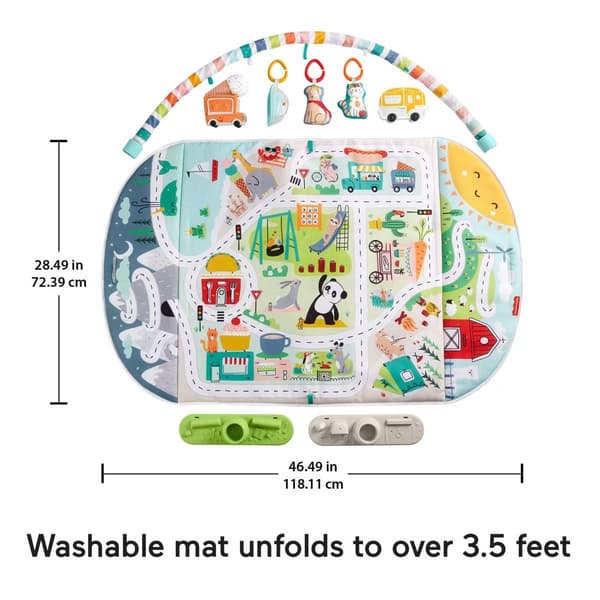 Fisher-Price&#174; Activity City Gym to Jumbo Play Mat