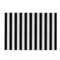HomeRoots Black & White Stripe Non-Skid Indoor/Outdoor Area Rug - image 1
