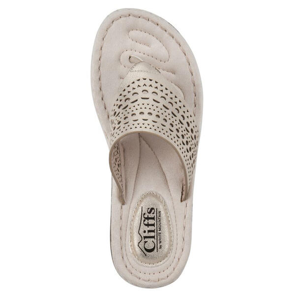 Womens Cliffs by White Mountain Compact Flip Flops