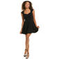 Juniors Dear Moon Cap Sleeve Knot Back Skater Dress - image 2