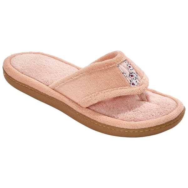 Womens Isotoner Nicola Sand Flip Flop Slippers - image 